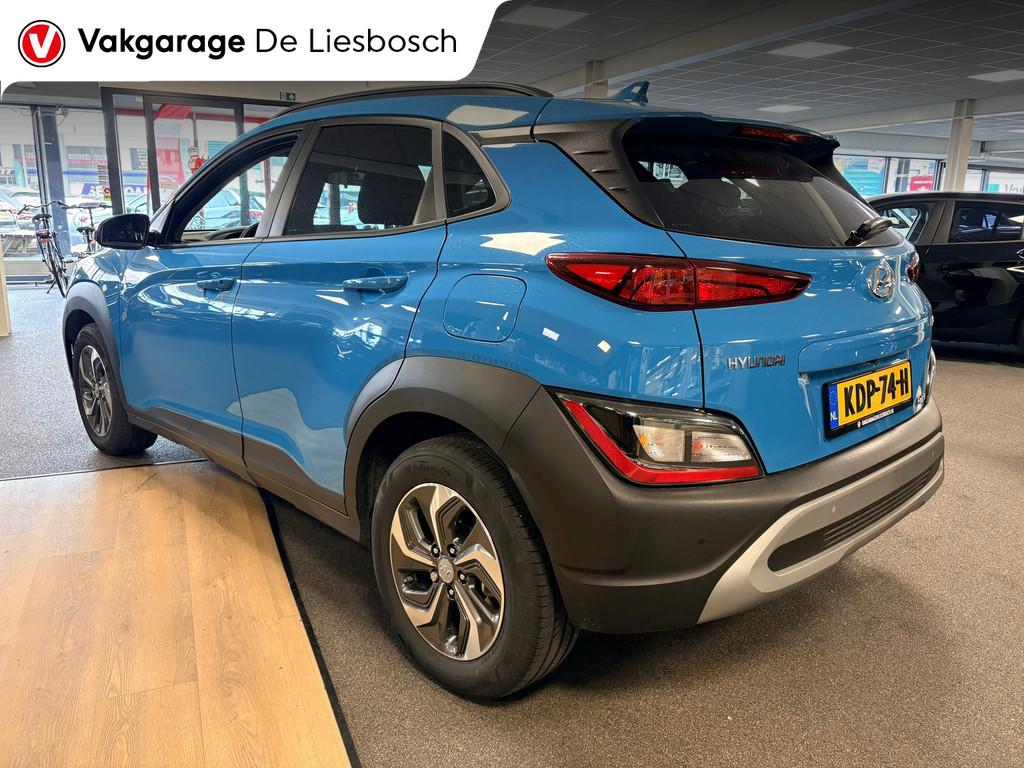 Hyundai KONA 1.6 GDI HEV Comfort Smart / carplay / automaat, Stof, Blauw, Bedrijf, SUV of Terreinwagen
