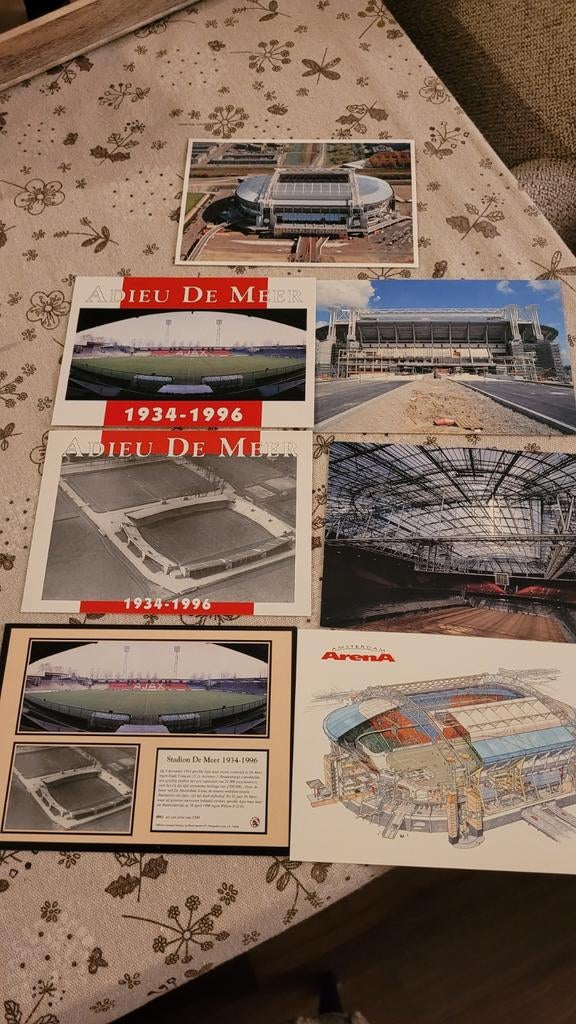 Ajax spelerskaart stadion kaarten, Ophalen of Verzenden, Gebruikt, Ajax, Spelerskaart