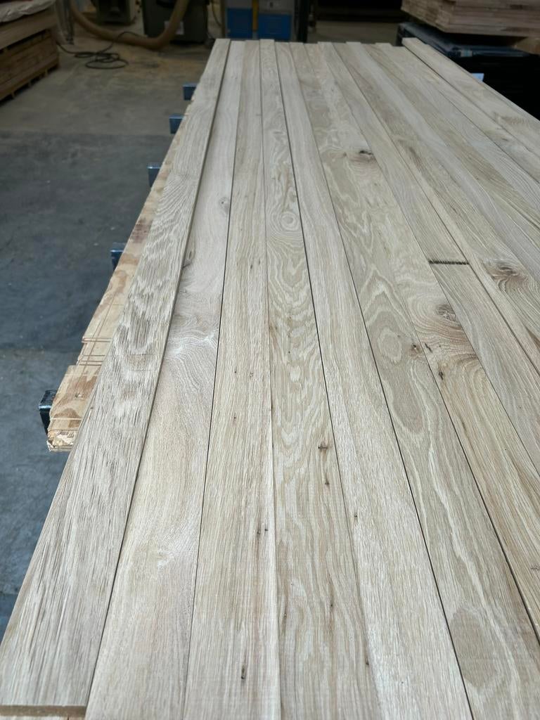 Eiken latten op maat gemaakt. Zaagwerk 20-30-40 mm dikte, 25 tot 50 mm, Eiken, Nieuw, Ophalen of Verzenden