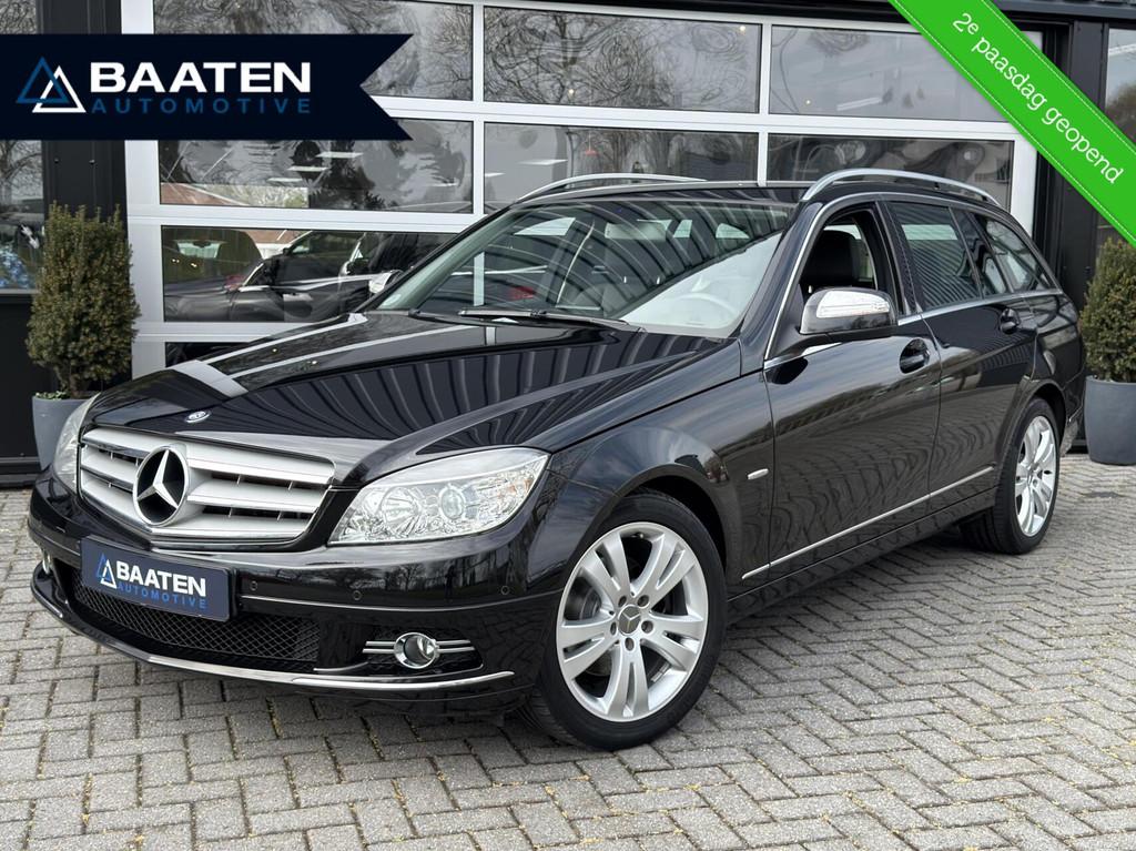Mercedes C-Klasse Estate 280 Avantgarde |1e eig|Dealer oh|V6, Auto's, Automaat, 1800 kg, Leder en Stof, Zwart
