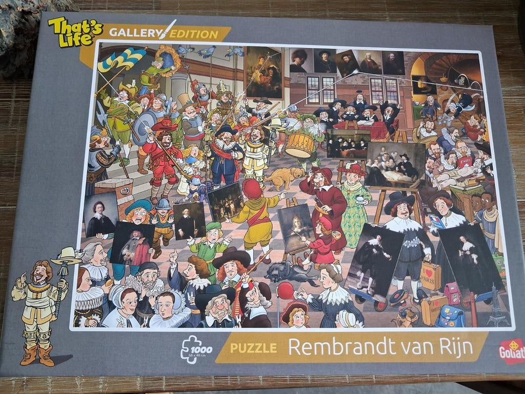 Goliath Puzzel Rembrandt van Rijn 1000 stukjes, Ophalen of Verzenden