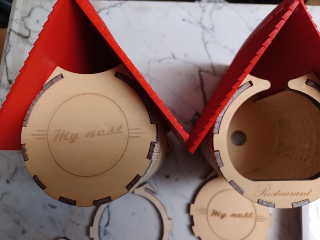 My Nest Vogelhuisje 3 stuks Vogelvoederhuis, Ophalen of Verzenden, Nieuw