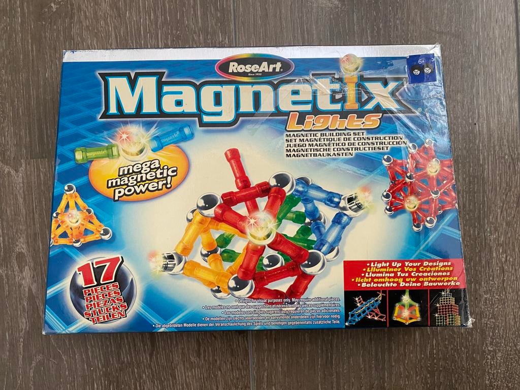 Speelgoed MAGNETIX LIGHTS van RoseArt, Kinderen en Baby's, Speelgoed | Educatief en Creatief, Ophalen of Verzenden, Gebruikt, Ontdekken