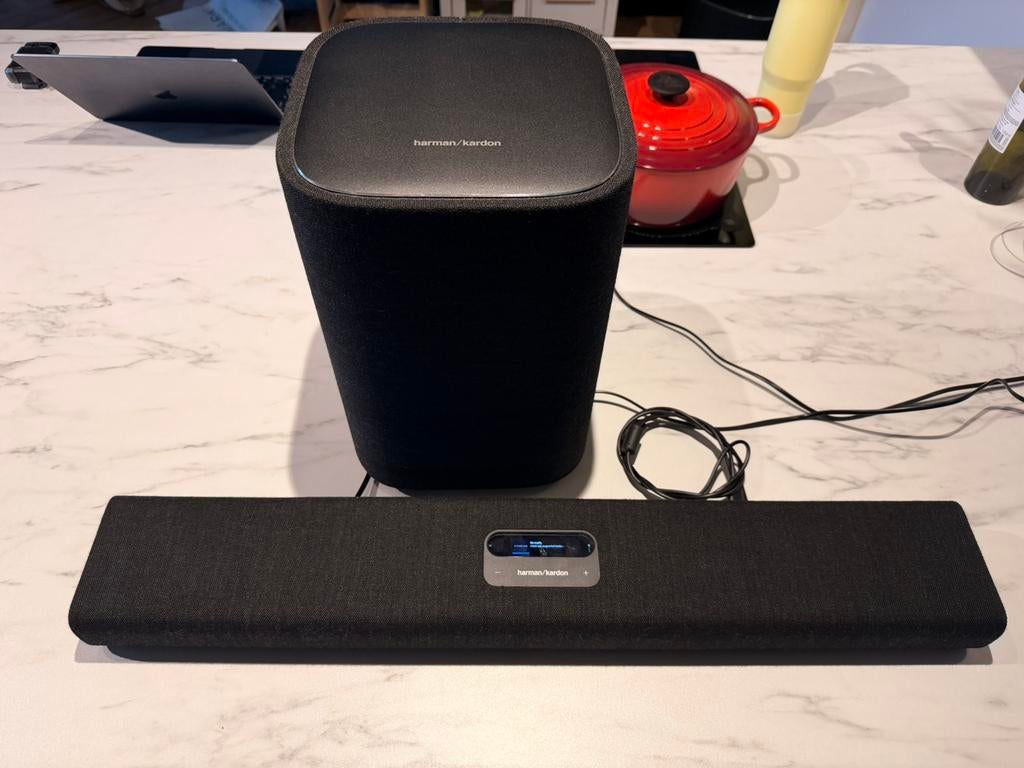 Harman Kardon Citation Bar MultiBeam 700 en Subwoofer, Ophalen, Zo goed als nieuw