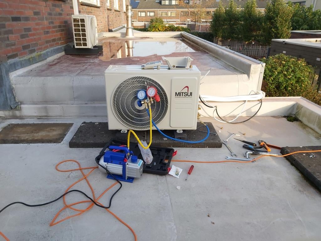 Vacuümpomp te huur voor airco installatie, Witgoed en Apparatuur, Ophalen, Gebruikt, 3 snelheden of meer, 100 m³ of groter