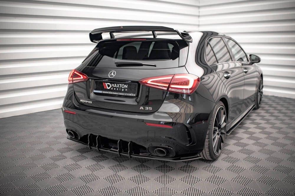 Race Voorlip sideskirt diffuser - A35 AMG + AMG Line W177, Ophalen of Verzenden