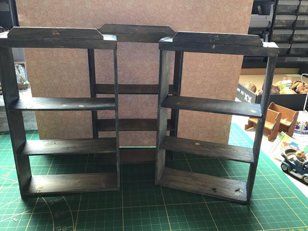 3 open kastjes, opknappertjes, Verzamelen, Ophalen of Verzenden, Gebruikt, Poppenhuis