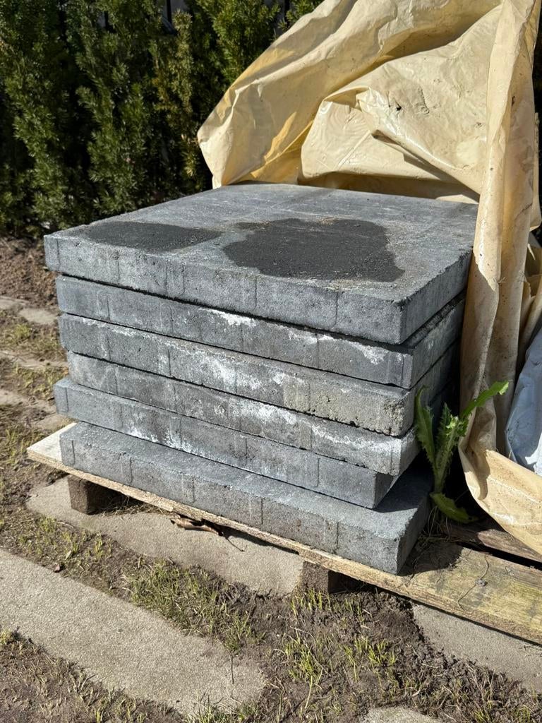 Bestratingstegels, x6 (50x50), Ophalen, Overige typen, Zo goed als nieuw, Minder dan 25 cm