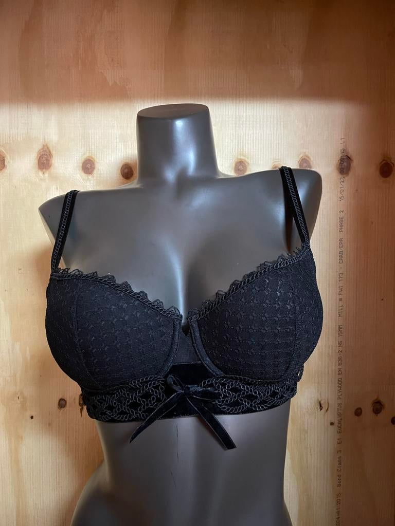 Maison lejaby longline bh 75b - 80c - 75d - 80d officier, Verzenden, Zwart, BH