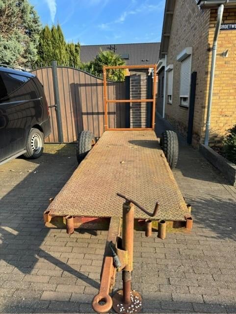 platte kar/transport kar/stro/appel wagen, Ophalen, Glastuinbouw, Transport