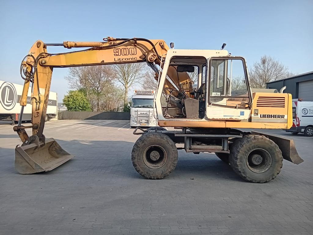 Liebherr 900 Litronic, Ophalen, Graafmachine