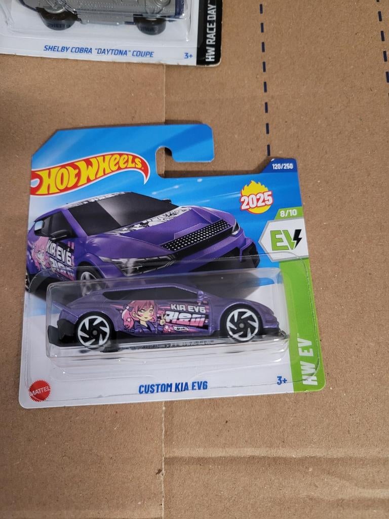 hot wheels custom kia ev6 nieuw, Hobby en Vrije tijd, Ophalen of Verzenden, Nieuw, Auto