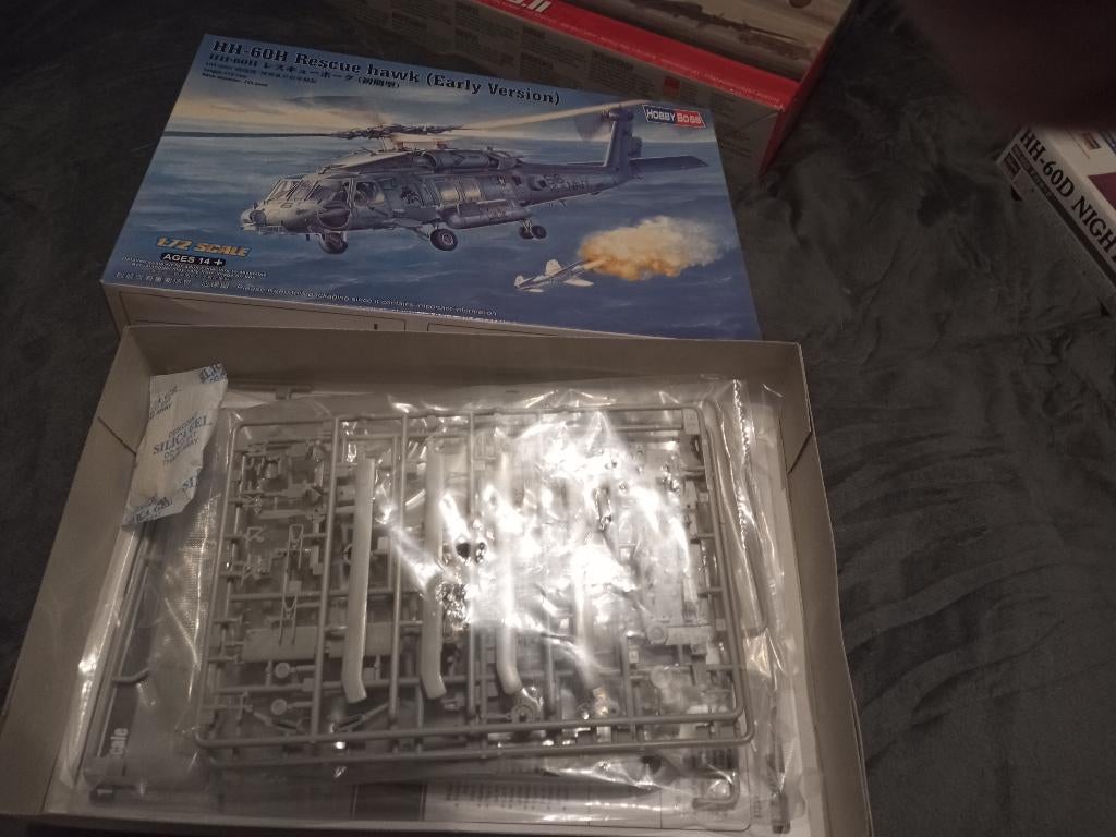 Hobby Boss 1:72 HH-60H Rescue Hawk, Overige merken, 1:72 tot 1:144, Helikopter, Nieuw