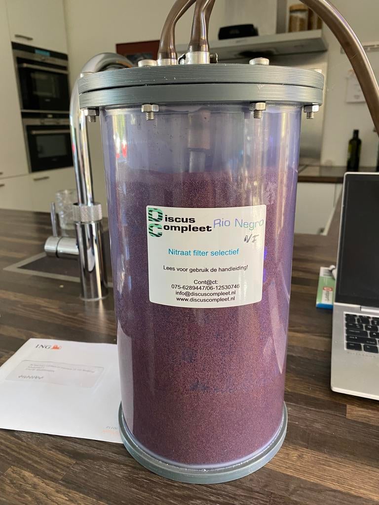 Nitraat filter voor discus aquarium, Ophalen, Gebruikt, Filter, Overige merken