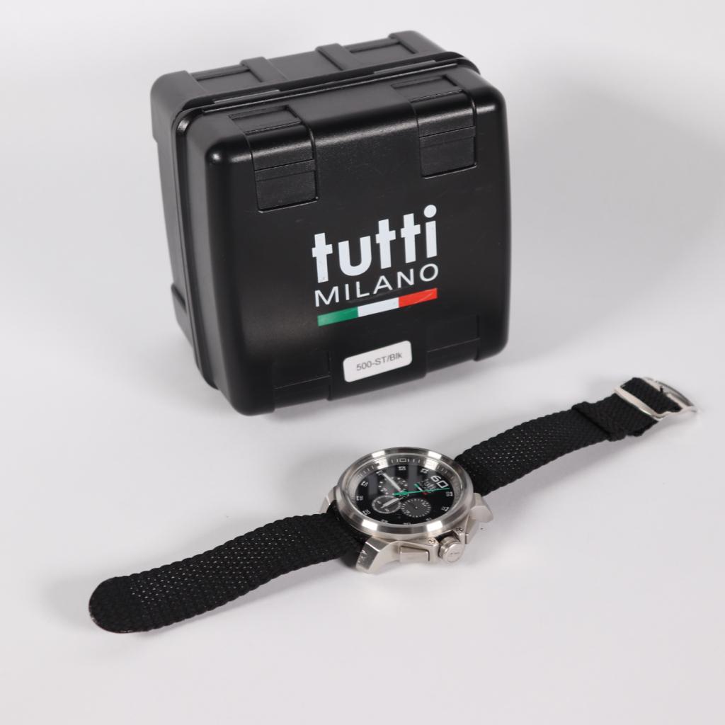 Tutti Milano TM 500 Horloge - Incl. Garantie (B), Flex Ltd., Gebruikt, https://flex.com/contact-us, Nobelstraat 10, 5807 GA Oostrum LB, Limburg, Nederland