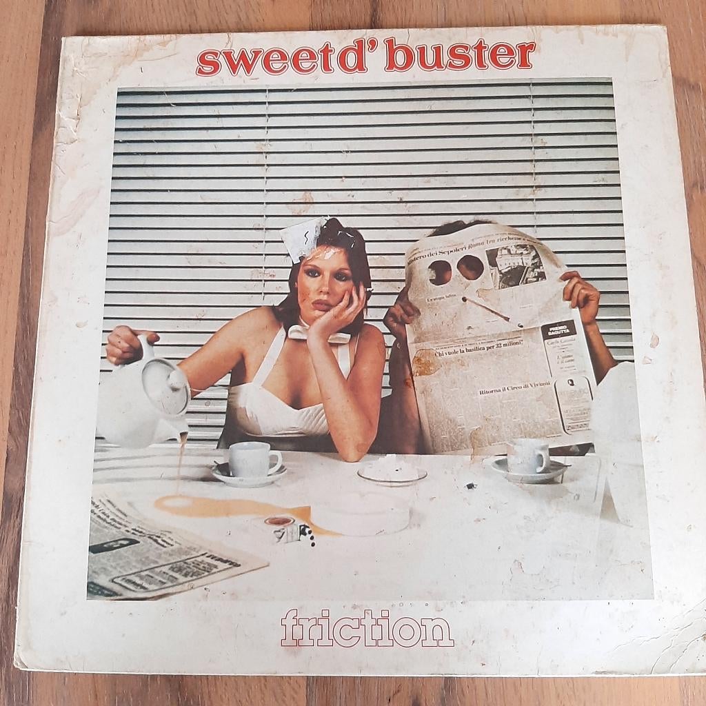 LP Sweet d'Buster ‎– Friction, Cd's en Dvd's, Ophalen of Verzenden, Gebruikt, 12 inch, Poprock