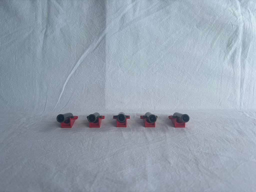 Lego kanonnen pearl dark grey - 5st, Lego, Lego, Lego, Ophalen of Verzenden