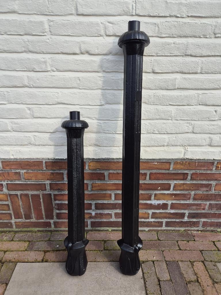 Gietijzeren lantaarnpaal delen, Tuin en Terras, Buitenverlichting, Ophalen, Staande lamp, 50 tot 250 watt, IJzer