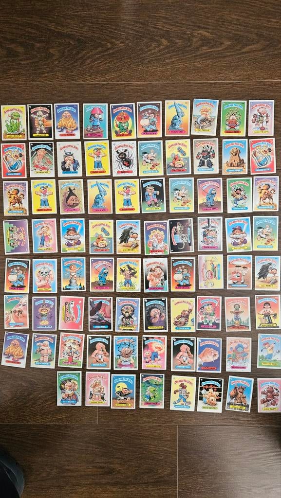 Garbage Pail Kids Sticker Collectie USA, Ophalen of Verzenden, Gebruikt, Strip of Tekenfilm