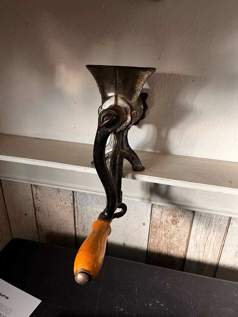 Antieke Vleesmolen - Vintage Keukengereedschap, Ophalen of Verzenden
