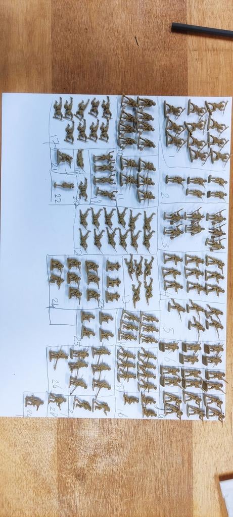 esci 1:71 Miniatuur Soldaten WO2 - Engelse en Duitse Legers, Ophalen of Verzenden, Zo goed als nieuw