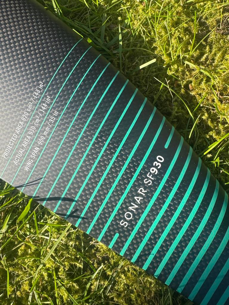 North Sonar SF930 Foil Wing / 215 stabilizer zgan, Ophalen, Zo goed als nieuw, Wingsurf-hydrofoil