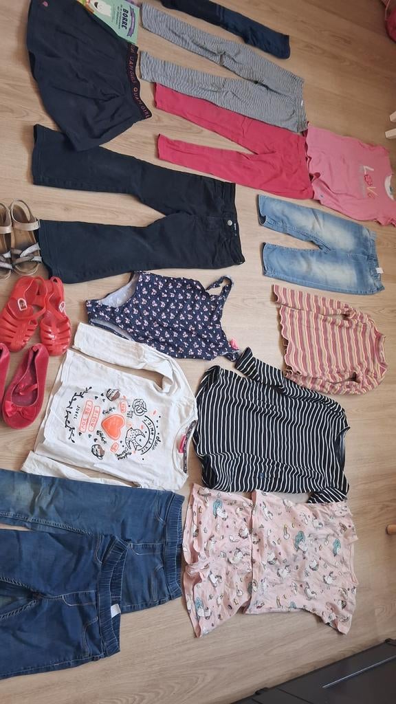 Grote kledingbundel voor meisjes - maat 122/128, Kinderen en Baby's, Ophalen of Verzenden, Gebruikt, Diverse merken, Meisje