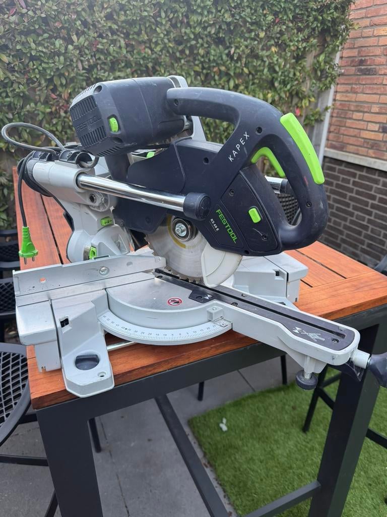 Festool afkortzaag KS60 E/ zo goed al nieuw, Doe-het-zelf en Verbouw, Ophalen, Zo goed als nieuw, Afkortzaag, 30 tot 70 mm