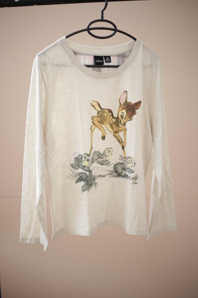 Pyjama shirt Disney Bambi, Kleding | Dames, Ophalen, Zo goed als nieuw, Maat 38/40 (M)