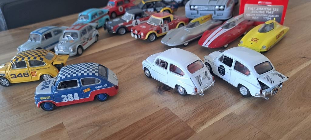 Abarth diversen. 1:43., Hobby en Vrije tijd, Modelauto's | 1:43, Ophalen of Verzenden, Auto, Overige merken