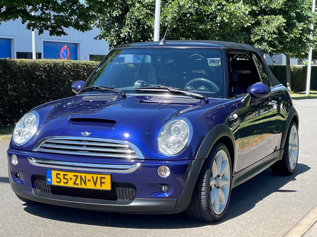Mini Cabrio R52: 1.6 16V Cooper S AUTOMAAT 2005, Auto's, Mini, Particulier, Cooper S, ABS, Adaptive Cruise Control, Airbags, Airconditioning