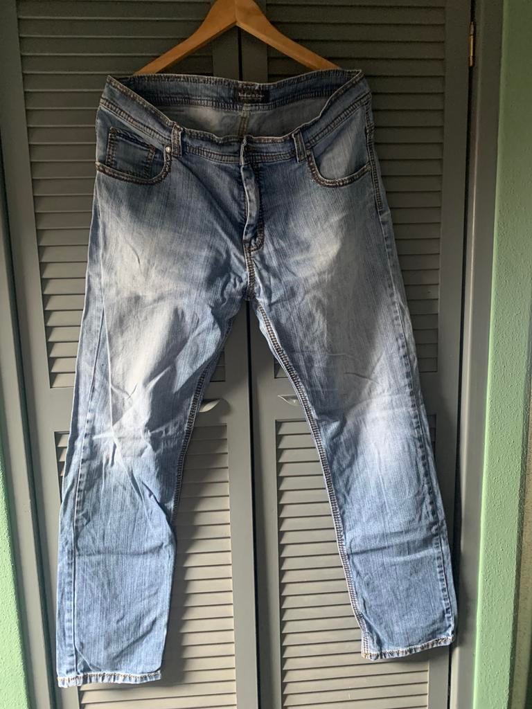 Tailor & Son spijkerbroek maat 34-32, Kleding | Heren, Ophalen of Verzenden, Gedragen, Blauw, W33 - W34 (confectie 48/50)
