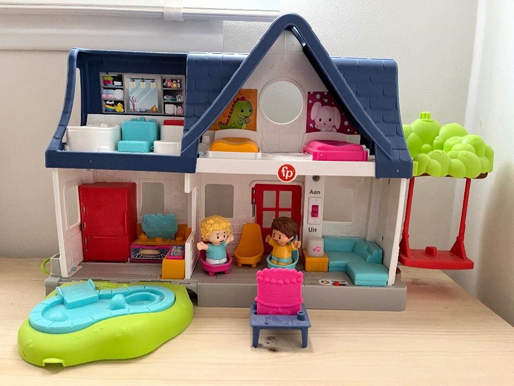 Heel leuk Fisher Price huis met geluid - Little People, Kinderen en Baby's, Speelgoed | Fisher-Price, Ophalen, Zo goed als nieuw