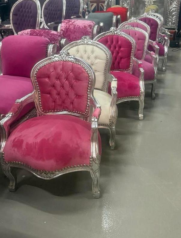 Barok kinderstoelen - Diverse Kleuren - Nieuw, Huis en Inrichting, Overige kleuren, Nieuw, Ophalen of Verzenden, Stof