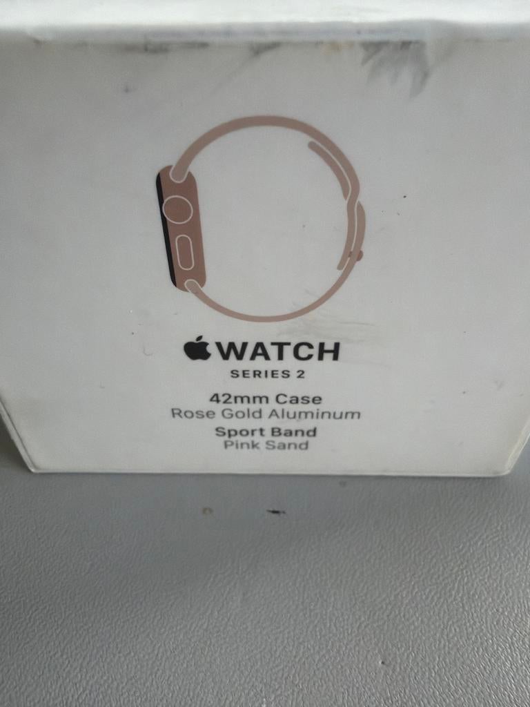 Apple Watch Series 2 42mm Rose Gold Aluminium, Ophalen of Verzenden, Gebruikt, Roze, IOS