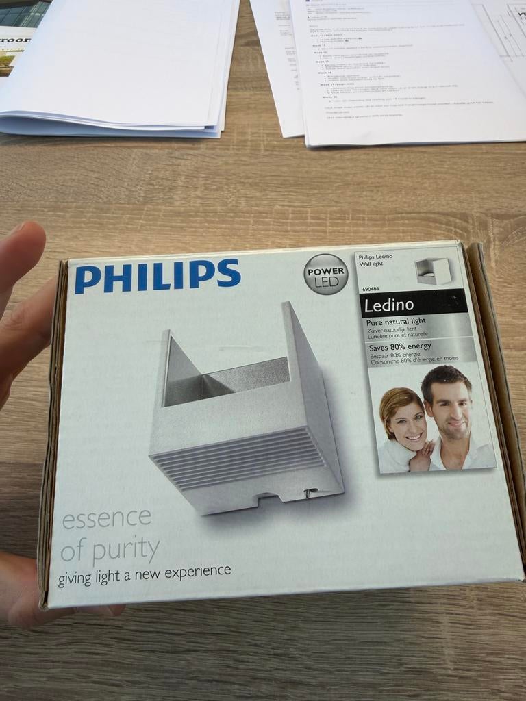 Philips Ledino wandlamp LED (16 stuks), Ophalen of Verzenden, Nieuw, Metaal