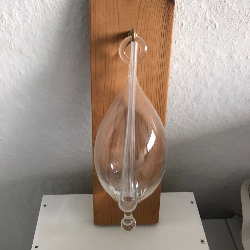 Donderglas of weerglas, handgeblazen, Ophalen of Verzenden, Zo goed als nieuw