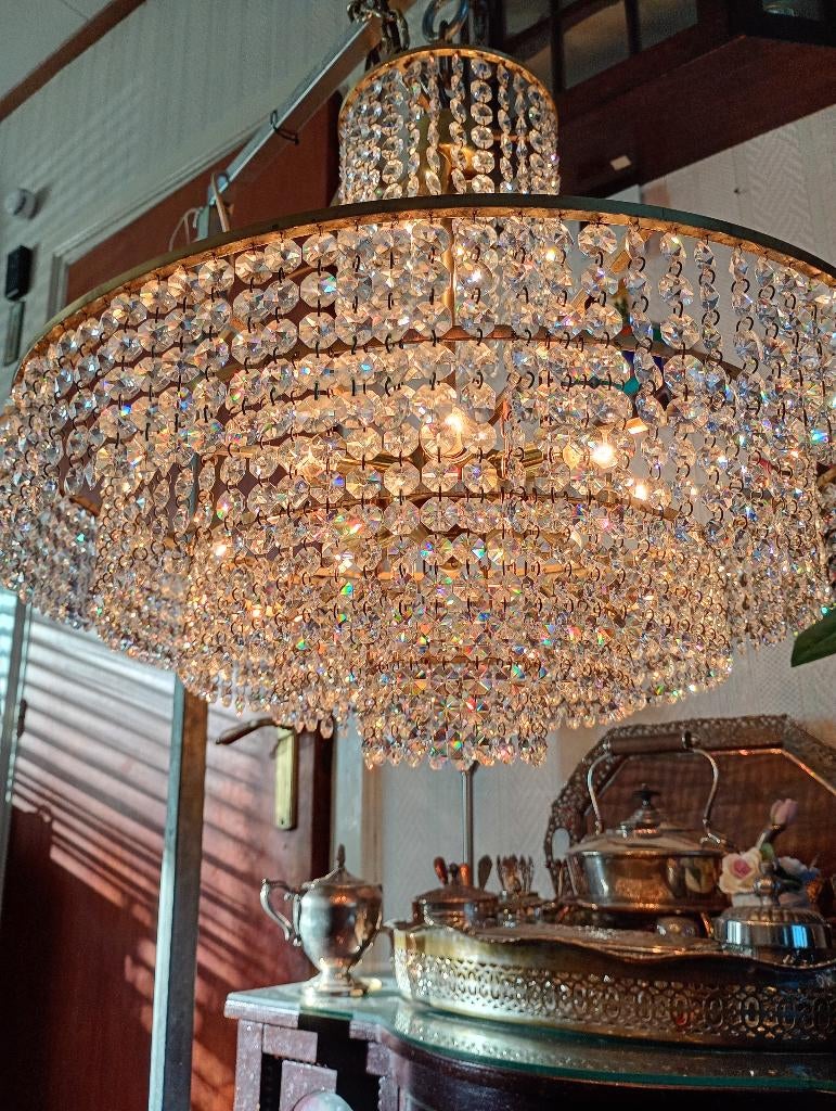 DIV . Kroonluchters !Te koop, Huis en Inrichting, Ophalen of Verzenden, Zo goed als nieuw, Glas, DIV