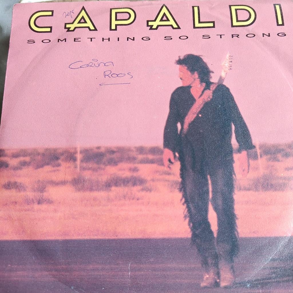 Capaldi - Something So Strong (Single), Cd's en Dvd's, Vinyl Singles, Gebruikt, Single, Pop, 7 inch, Ophalen of Verzenden