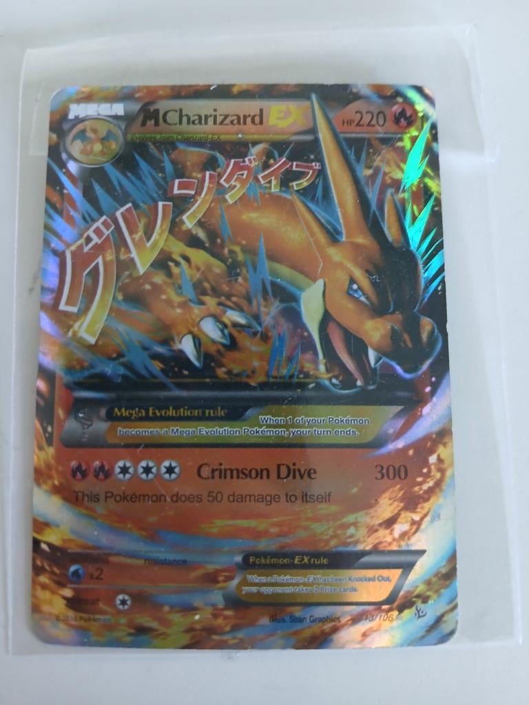M Charizard EX Pokémon kaart, Ophalen of Verzenden