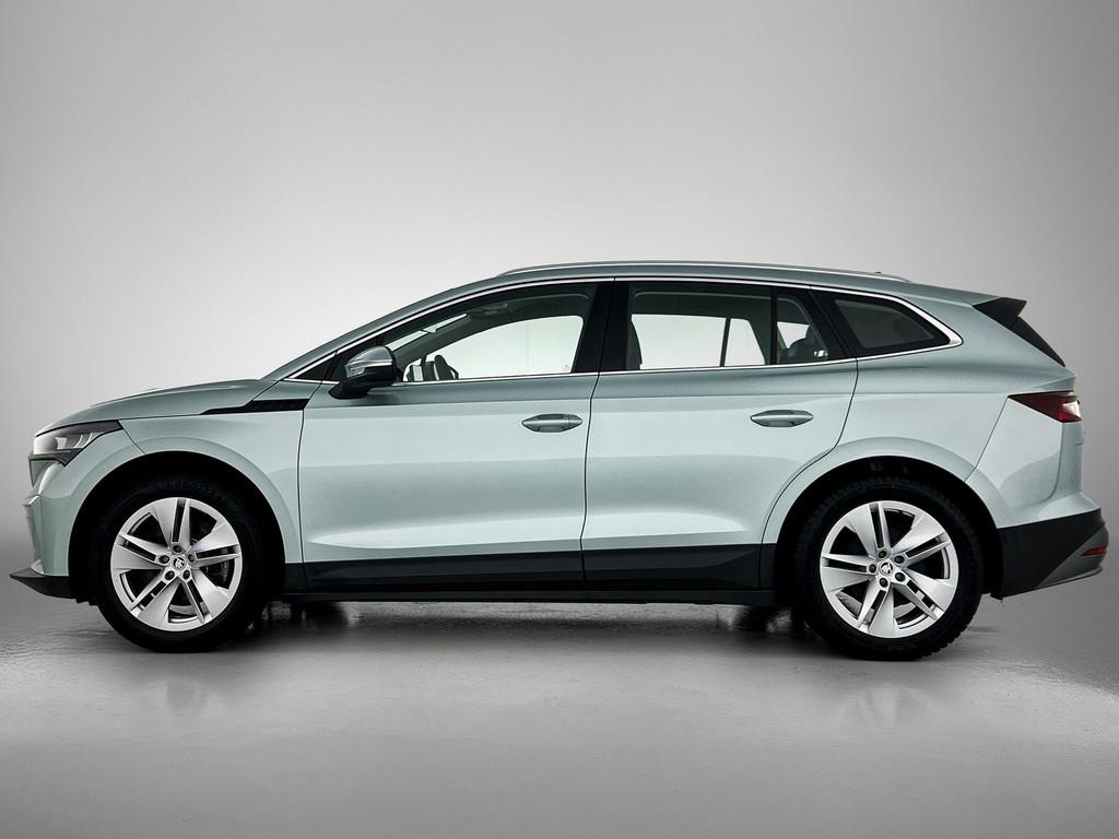 Skoda Enyaq iV 80 | Trekhaak | Assistentie pack | (bj 2021), Automaat, Stof, Gebruikt, Zwart