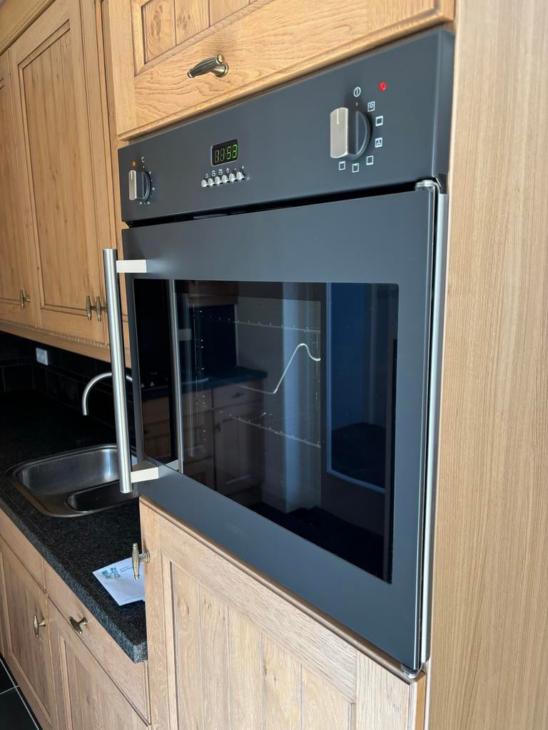 Boretti oven bpmdn60anr, Oven, Hete lucht, 60 cm of meer, Zo goed als nieuw