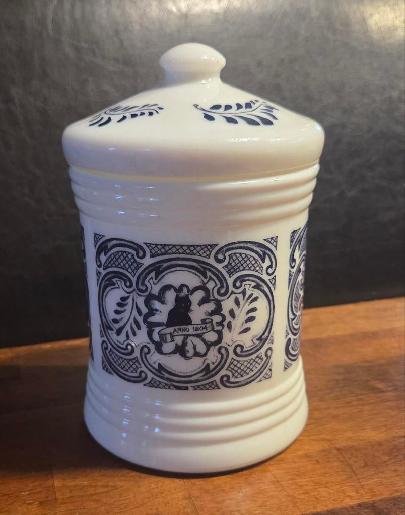 Vintage 'Zwarte Kat' voorraadpot, Ophalen of Verzenden