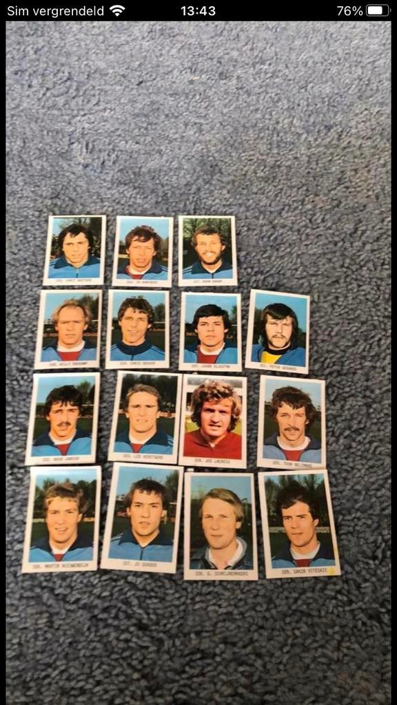Mvv panini vanderhout 1977-1978, Ophalen of Verzenden, Gebruikt, Buitenlandse clubs, Poster, Plaatje of Sticker