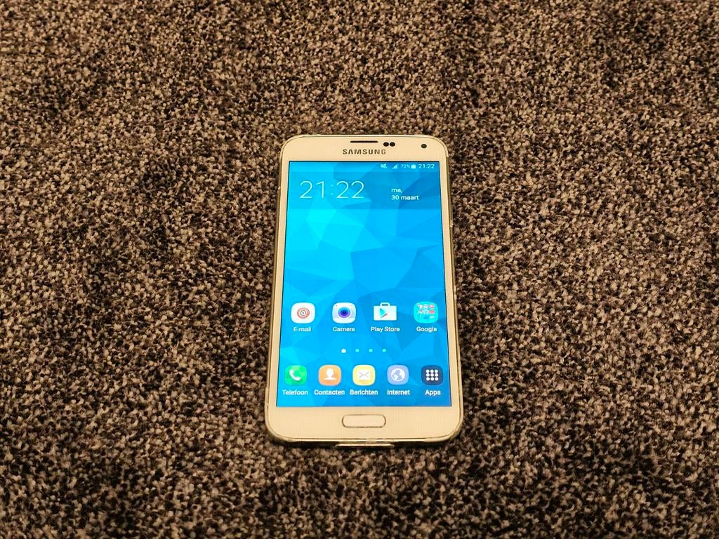 Samsung Galaxy S5 (16 GB, wit), Gebruikt, Ophalen of Verzenden, Klassiek of Candybar, Zonder simlock