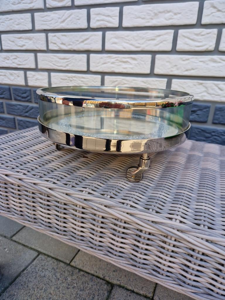 Riviera Maison Schaal op wieltjes - Rond, Huis en Inrichting, Overige materialen, Gebruikt, Schaal, Rond