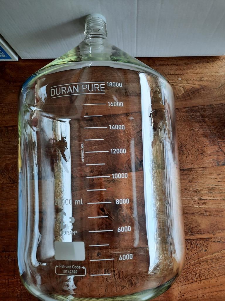 6x 20 liter Schott Duran GL45 fles, Ophalen, Nieuw