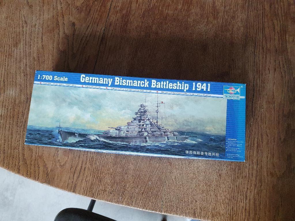 Duits slagschip Bismarck, Trumpeter 05711, 1/700, Ophalen of Verzenden, Nieuw, 1:200 of kleiner, Overige merken