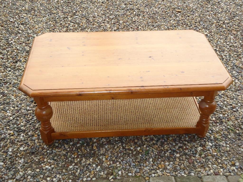 salon tafel, Ophalen, Gebruikt, 100 tot 150 cm, Eikenhout