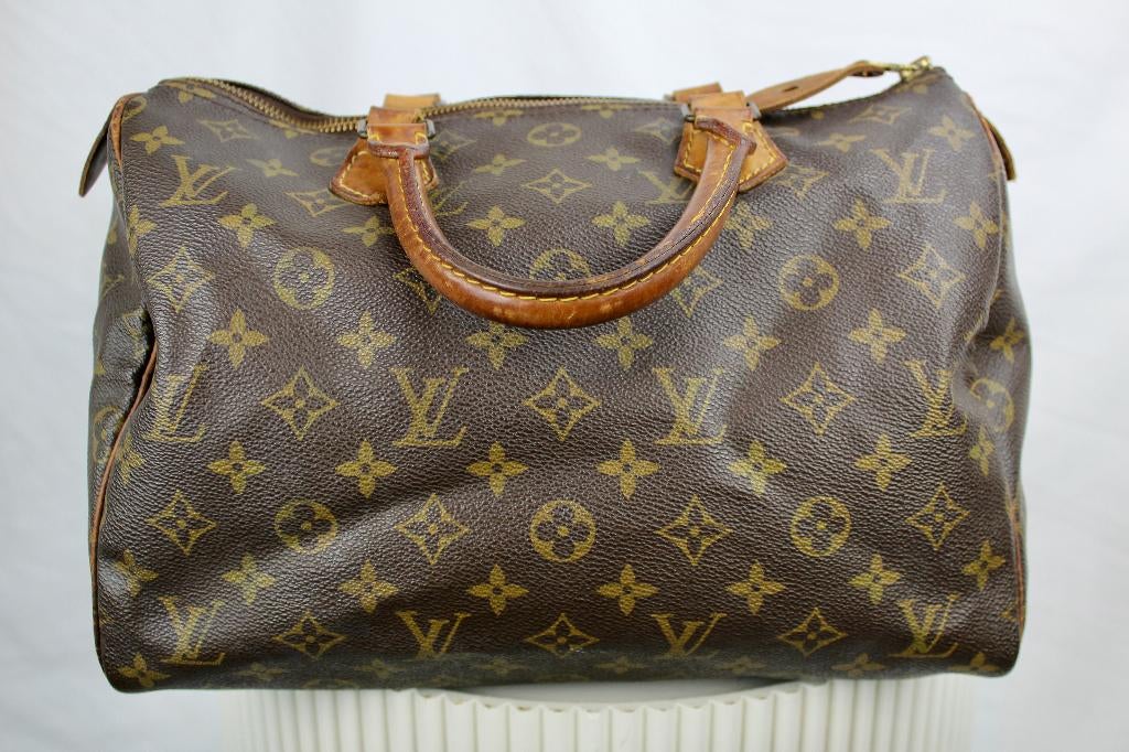 Louis Vuitton Speedy 30 - 1009, Gebruikt, Bruin, Ophalen of Verzenden, LV